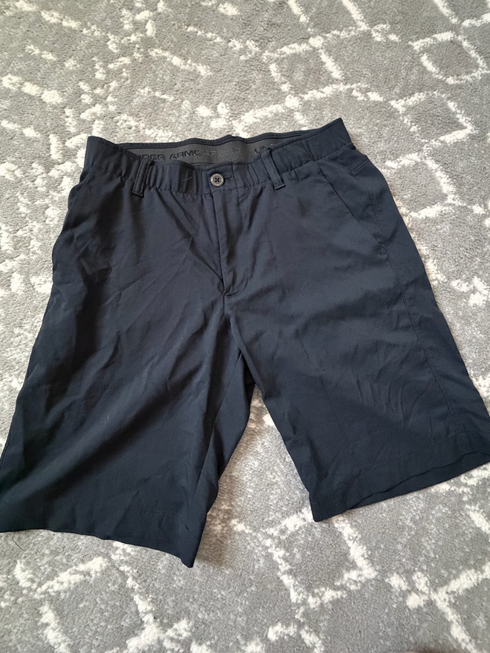 Under Armour Men’s Black Golf Shorts